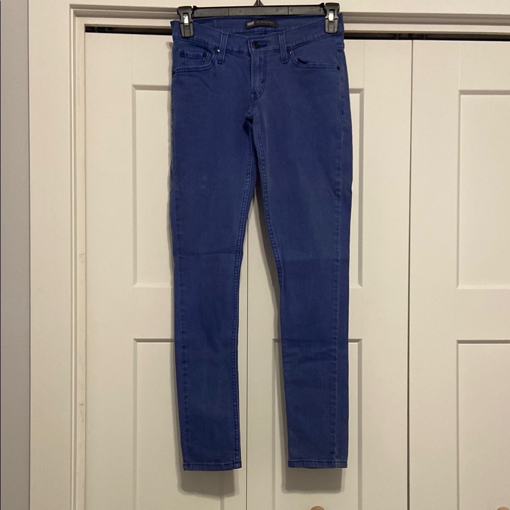 Levi's 524 too super low denim jeans skinny size 3 medium
